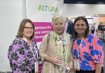 Maggie Beer with sales team