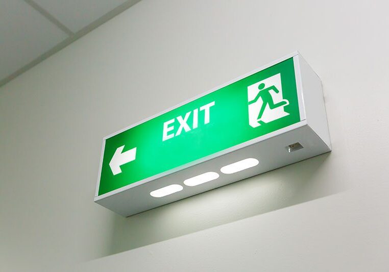 Fire Safety: A Practical Approach Course artwork - Exit Sign